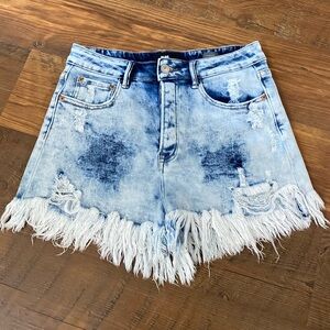 I&M Black Label‎ Denim Stretch High Rise  Jean Shorts